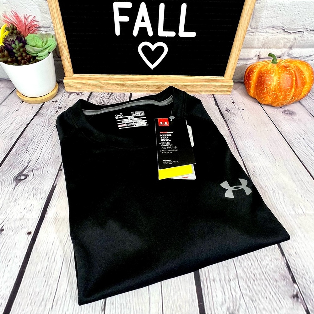 UNDER ARMOUR Mens Loose Heatgear UPF-30 Short Sleeve Performance Tee-NWT